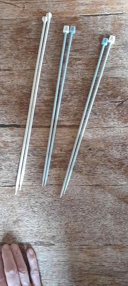 Photo of free 3 pairs knitting needles (Kings Heath B14) #1