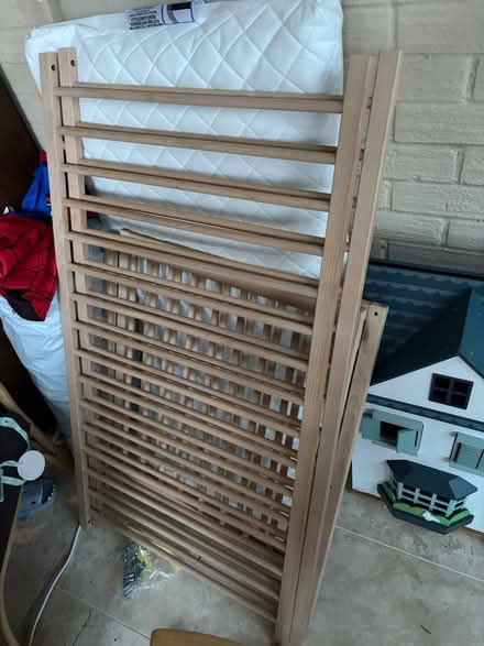 Photo of free IKEA cot with mattress (MK3 west Bletchley) #2