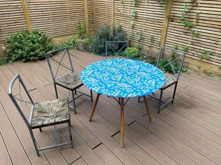 Photo of free Outdoor table and chairs (Belsize Park) #1