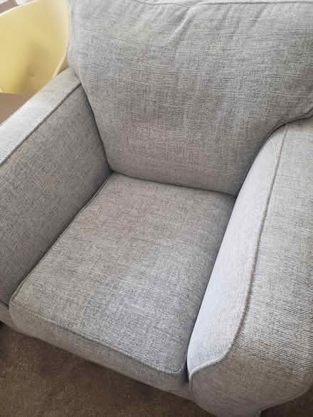 Photo of free Very large light grey armchair (CH49) #4