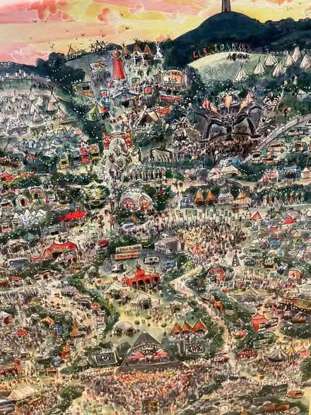 Photo of free Glastonbury print on canvas (Kensington W8) #2