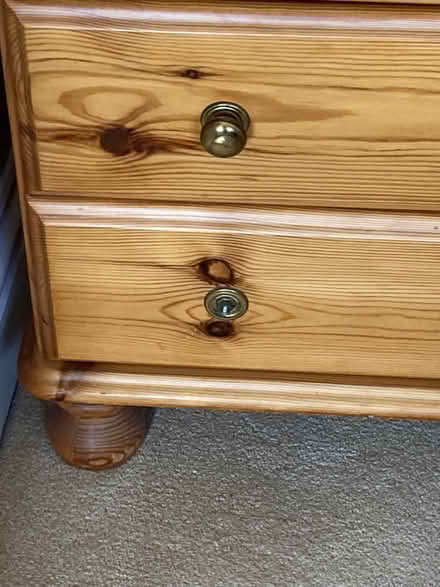 Photo of free Pine chest of drawers (Thorpe Hamlet NR1) #3