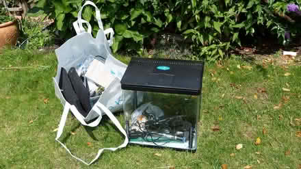 Photo of free Fish tank small 38x26x38 H complete (Gunton NR32) #1