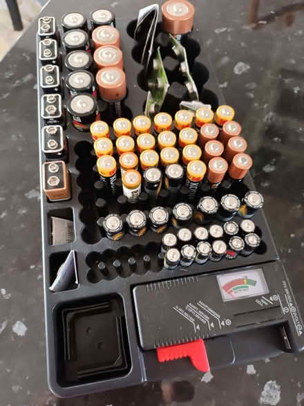 Photo of free Battery storage tray with, battery tester. (Kirkoswald CA10) #2