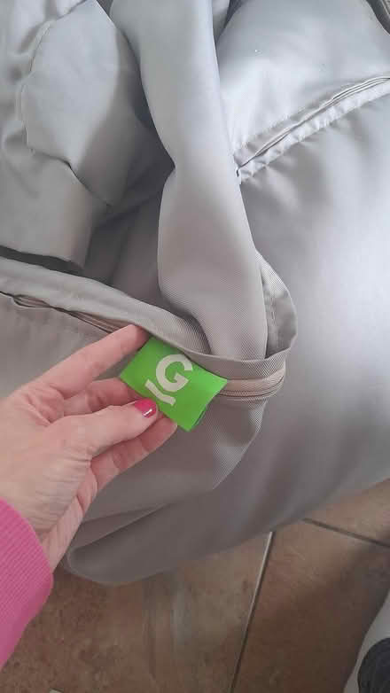 Photo of free Large Grey Bean Bag + Extra Filling (Liversedge WF15) #3