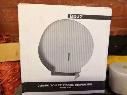 Photo of free Jumbo toilet roll dispenser (Old Woking GU22) #1