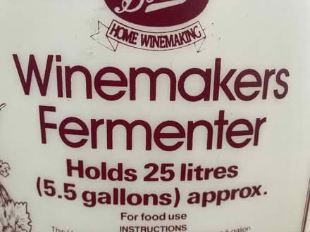 Photo of free Wine fermenter (Chorley SK9) #2