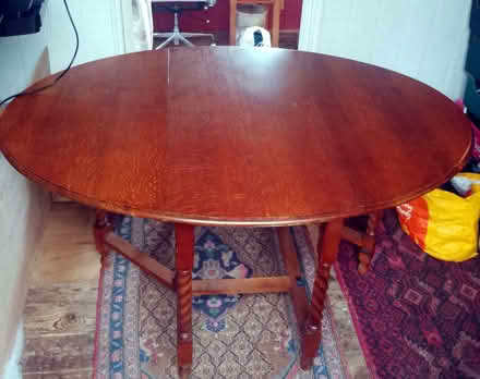 Photo of free Oval Oak Gate-leg table (Stroud GL5) #1