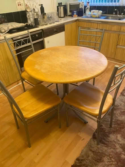 Photo of free Kitchen table and 4 chairs (Preston PR1 4N) #1