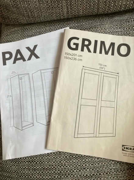 Photo of free Double IKEA Pax Wardrobe (New Malden KT3) #4