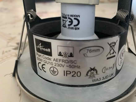 Photo of free Ansell Spotlights Ip20 x 5 (Rochester) #3