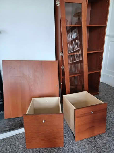 Photo of free Ikea Bonde shelves with doors etc (CB2 near Cambridge Station) #2