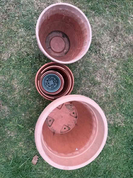 Photo of free Assortment of plant pots (Harold Hill RM3) #3