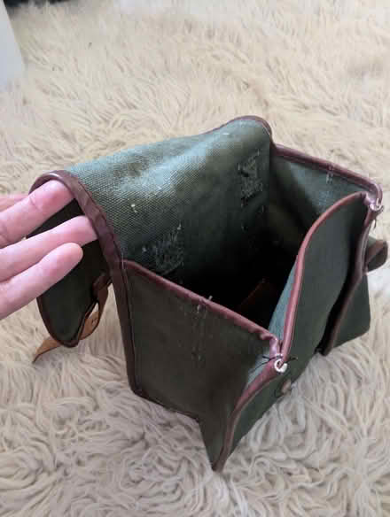 Photo of free Small Vintage Satchel Bag with Side Pocket (Mold CH7) #4