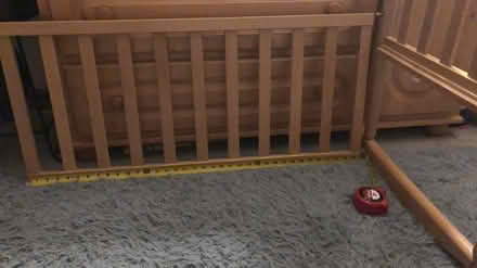 Photo of free Cradle with mattress pad (Hamburg, NJ 07419) #1