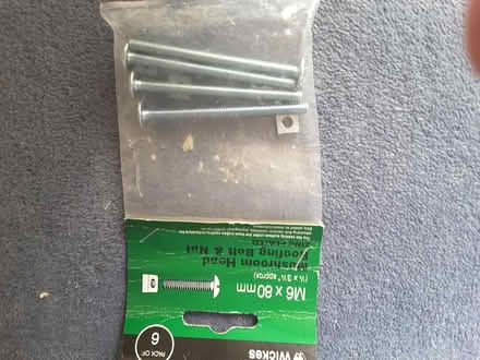 Photo of free Mushroom head rooting bolt (HP13 near railway station) #1