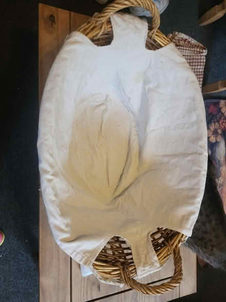 Photo of free Wicker basket with liner (Halifax HX2) #2