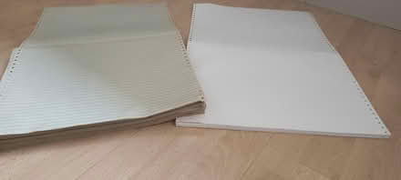 Photo of free Ancient dot matrix printer paper (Malvern Link WR14) #2
