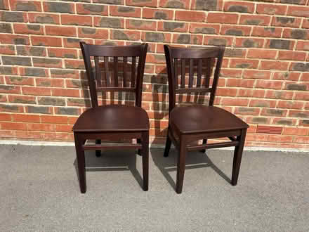 Photo of free Two wooden chairs (OX26 Bicester) #2