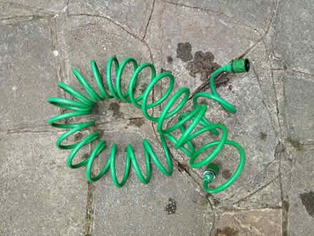 Photo of free 100ft garden hose & 40ft curly hose (Welling DA16) #1