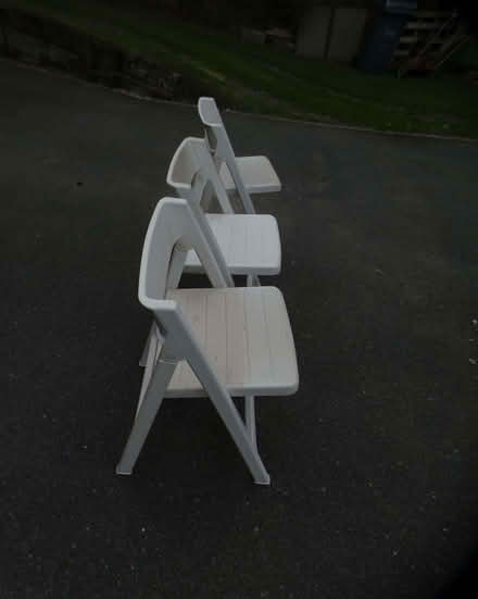 Photo of free plastic chairs (Wilton SN8) #1