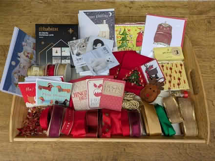 Photo of free Christmas cards, gift tags, ribbon etc (Hook RG27) #1