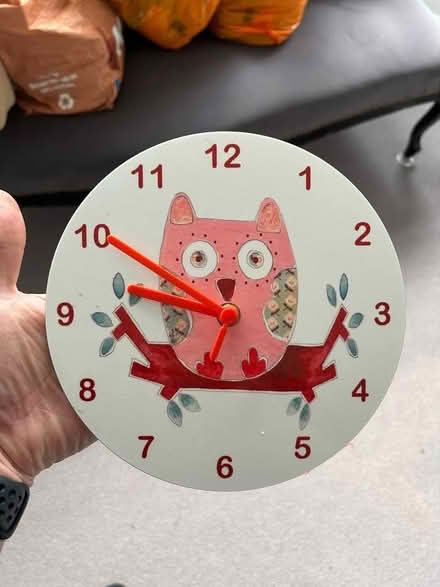 Photo of free Owl wall clock (Hampton TW12) #1