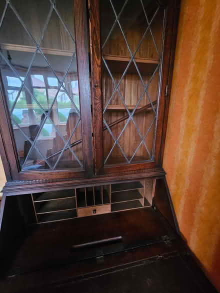 Photo of free Display cupboard and writing desk (Fearnhead WA2) #1