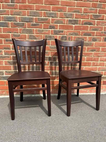 Photo of free Two wooden chairs (OX26 Bicester) #1