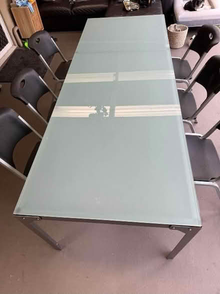 Photo of free Glass top table 900 x 2400 (Five Dock) #3
