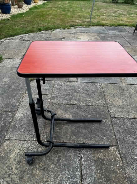 Photo of free Overbed/chair side table (Rose Green PO21) #2