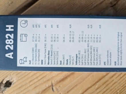 Photo of free Single Bosch windscreen wiper - polo, golf, and others (Caldecott OX14) #2