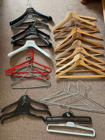 Photo of free Assorted Coat Hangers (Harlow Fields DE22) #1