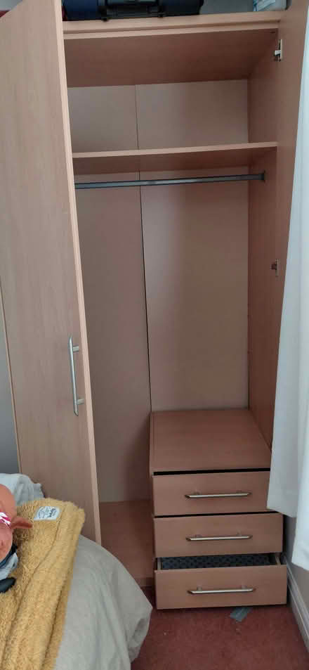 Photo of free Wardrobe with mirror & silver handles (Wallands Park BN7) #1
