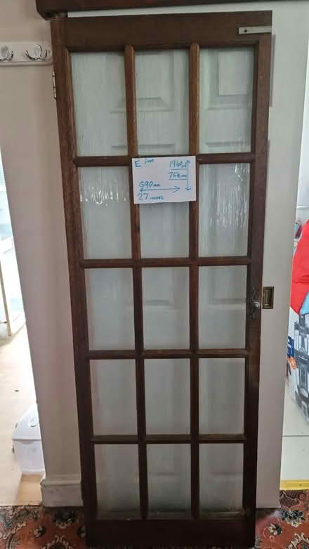 Photo of free Hardwood glass doors (L15) #4