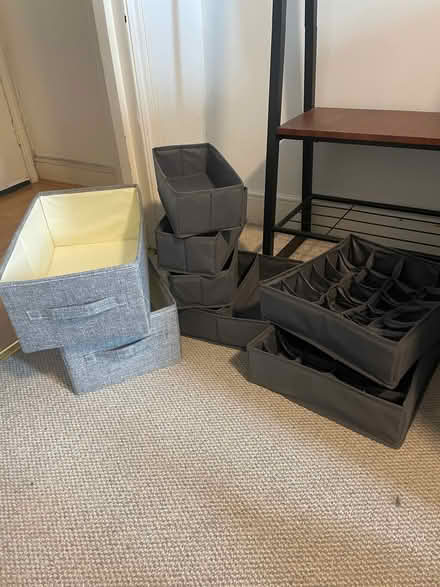 Photo of free Misc fabric storage containers (islington N1) #1