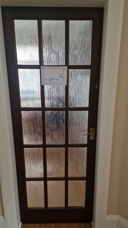 Photo of free Hardwood glass doors (L15) #3