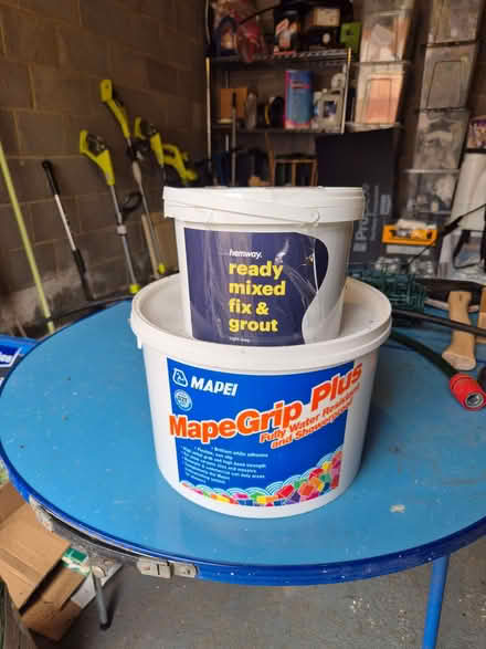 Photo of free Tile fix and grout white (Burton upon Stather DN15) #1