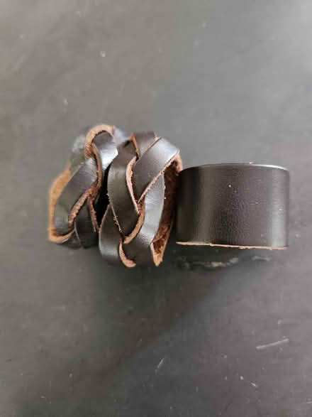 Photo of free Leather woggles (Barnard's Green WR14) #1