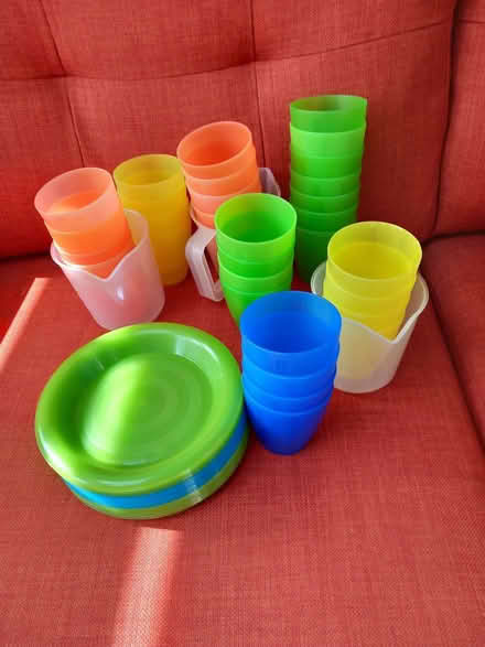 Photo of free Plastic crockery (Kenn Road BS21) #1