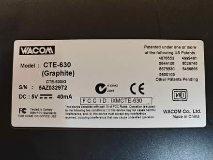 Photo of free Wacom Graphire 3 with pen and mouse (Barnacle CV7) #2