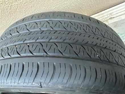 Photo of free Used tire with screw in it (Burlingame, CA) #1