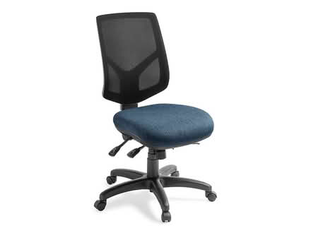 Photo of free Armless Mesh Back Chair(blue/black) (Edinburgh EH17) #1