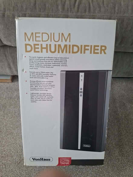 Photo of free Medium Vonhaus dehumidifier (Broxbourne EN10) #1