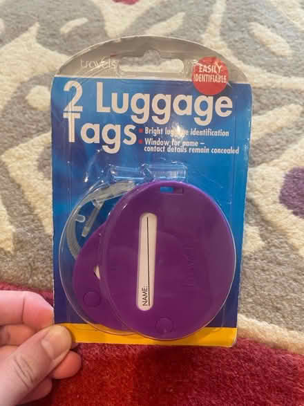 Photo of free Luggage tags (Badger Farm) #1