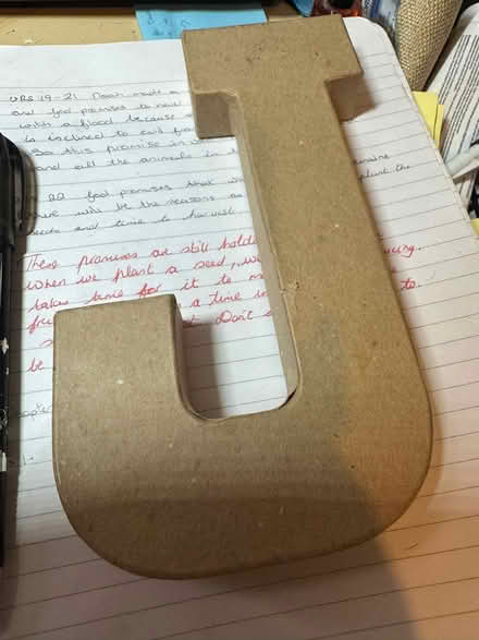 Photo of free cardboard letters (Kingskerswell TQ12) #1