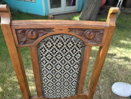 Photo of free 2 oak chairs (Craiglockhart EH14) #2