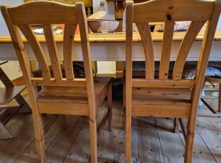Photo of free 4 wooden chairs (Barons Court SW6) #2
