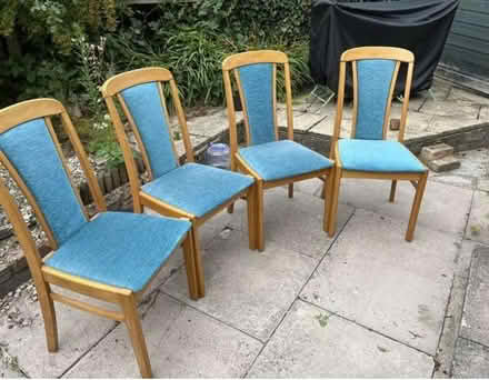 Photo of free Four dining room chairs (Baldock) #1