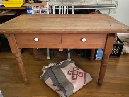Photo of free Pine Table (Grant st and Allston way) #1